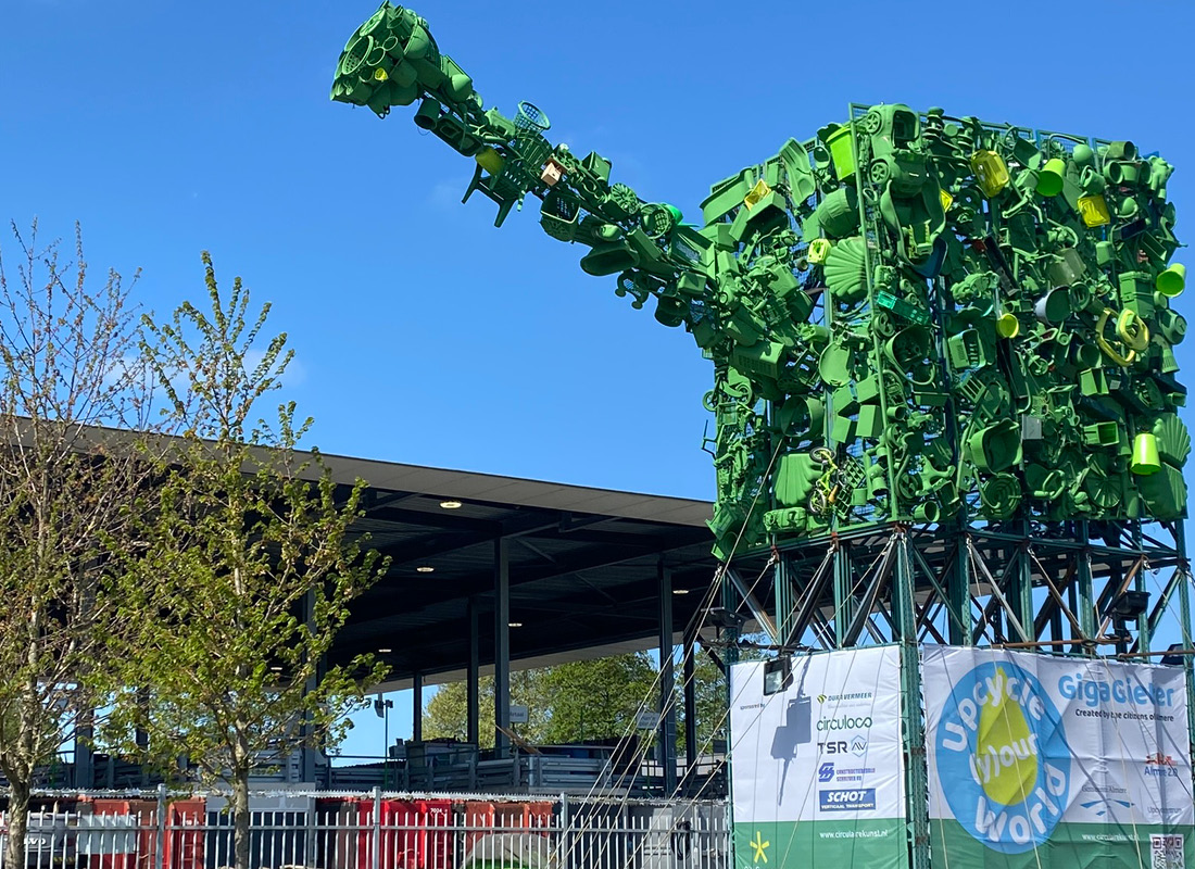 beeldende kunst ruimtelijk werk, Community Art, Irma van Zijl collab City Senses- Giga Gieter